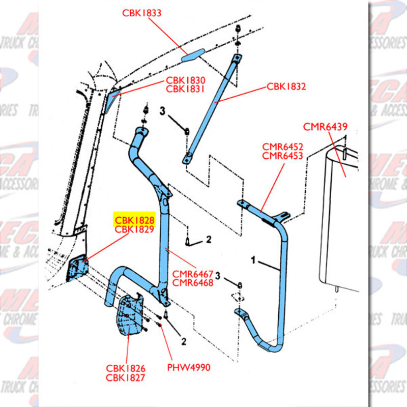 MIRROR BRACKET BOTTOM BASE DRIVER SIDE PB 06+