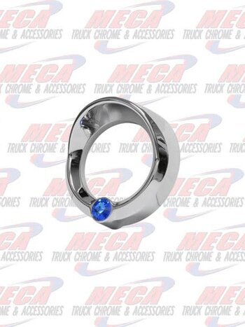 GAUGE BEZEL SMALL FL CENTURY BLUE JEWEL W/ VISOR