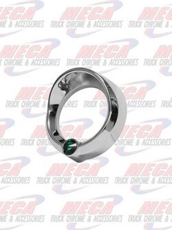 GAUGE BEZEL SMALL FL CENTURY GREEN JEWEL W/ VISOR