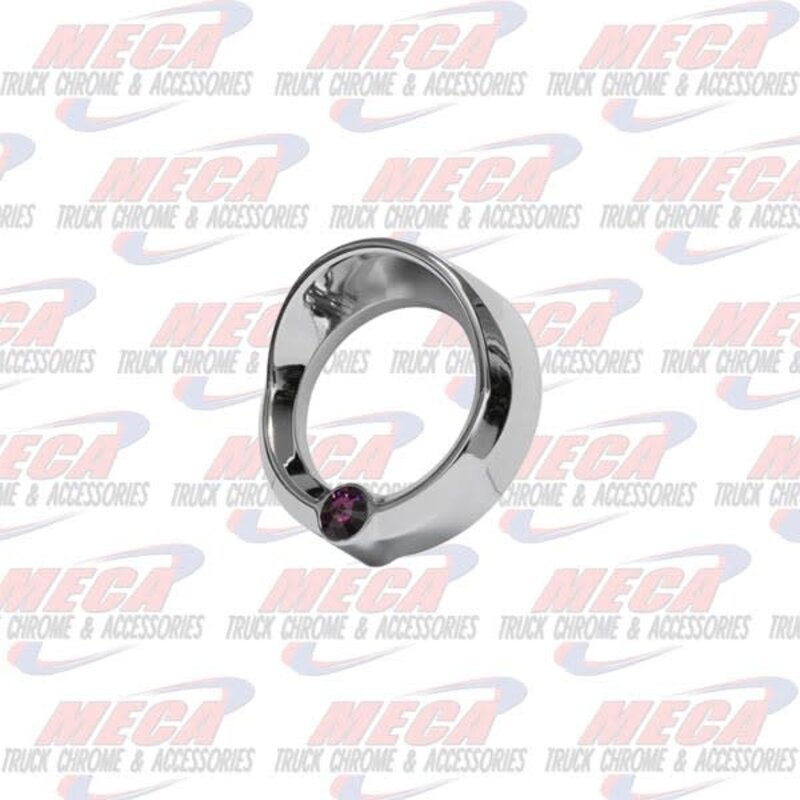 GAUGE BEZEL SMALL FL CENTURY PURPLE JEWEL W/ VISOR
