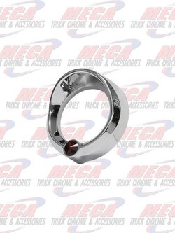 GAUGE BEZEL SMALL FL CENTURY RED JEWEL W/ VISOR