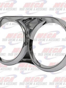 DUAL GAUGE COVER BEZEL PB 2006 W/ VISOR SPEED TACH