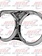 DUAL GAUGE COVER BEZEL PB 2006 W/ VISOR SPEED TACH