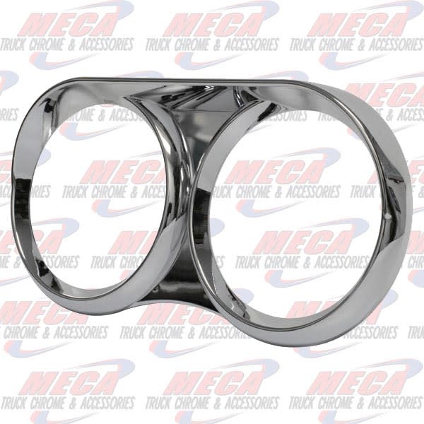 DUAL GAUGE COVER BEZEL PB 2006 W/ VISOR SPEED TACH