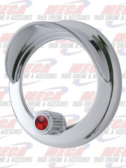 CLOCK BEZEL FL CNTRY RED KNOB