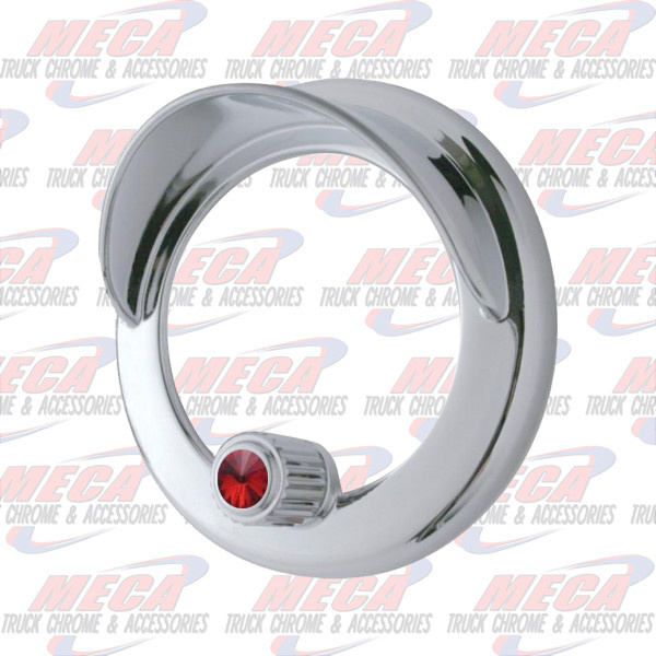 CLOCK BEZEL FL CNTRY RED KNOB