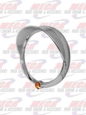 GAUGE BEZEL FL CENTURY SPEED/ TACH W/ AMBER JEWEL