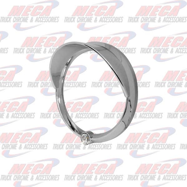 GAUGE BEZEL FL CENTURY SPEED/ TACH W/ CLEAR JEWEL