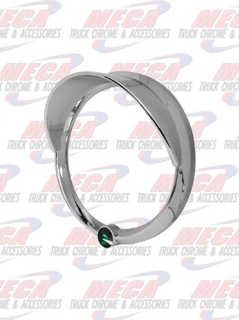 GAUGE BEZEL FL CENTURY SPEED/ TACH W/ GREEN JEWEL