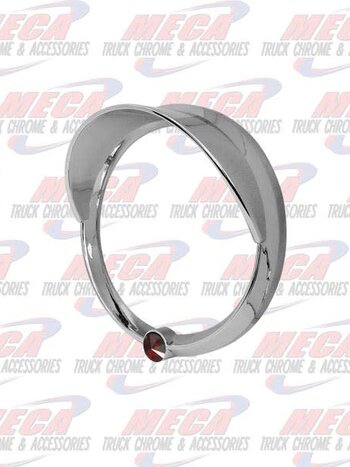 GAUGE BEZEL FL CENTURY SPEED/ TACH W/ RED JEWEL