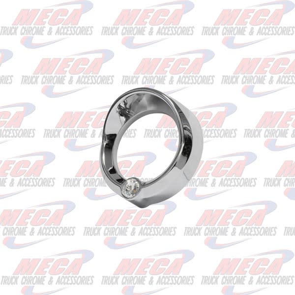 SMALL GAUGE CVR W/ CLEAR JEWEL & VISOR FL KW