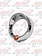 LARGE GAUGE BEZEL W/ AMBER JEWEL & VISOR FL PB