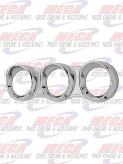 3 GAUGE BEZEL PB 2006+ SMALL TRIPLE HORIZONTAL