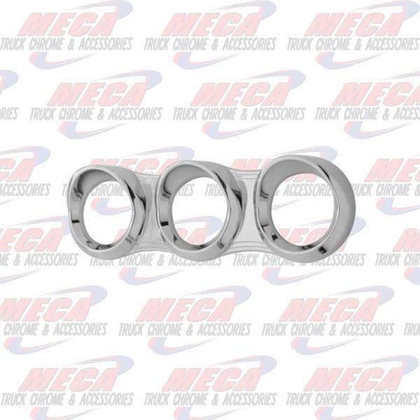 3 GAUGE BEZEL PB 2006+ SMALL TRIPLE HORIZONTAL