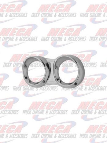2 GAUGE BEZEL PB 2006+ SMALL DUAL HORIZONTAL
