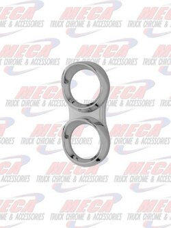 2 GAUGE BEZEL PB 2006+ SMALL DUAL VERTICAL