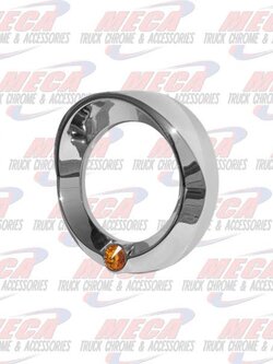 SPEED / TACH BEZEL PB 06+ AMBER W/ VISOR