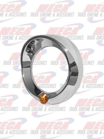 SPEED / TACH BEZEL PB 06+ AMBER W/ VISOR