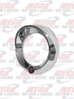 SPEED / TACH BEZEL PB 06+ PURPLE W/ VISOR