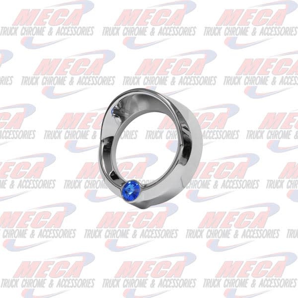 SMALL GAUGE BEZEL PB 2006+ BLUE W/ VISOR