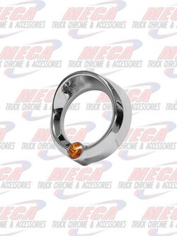 SMALL GAUGE BEZEL PB 06+ AMBER W/ VISOR