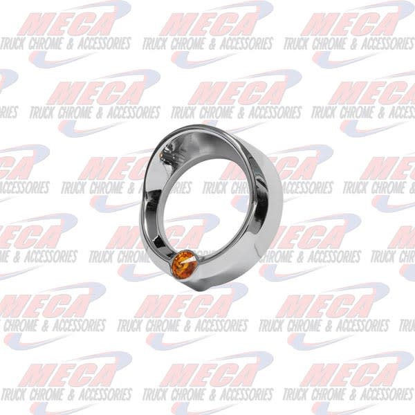 SMALL GAUGE BEZEL PB 06+ AMBER W/ VISOR