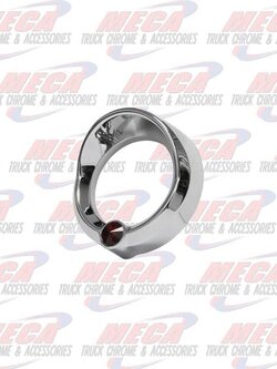 SMALL GAUGE BEZEL PB 2006+ RED W/ VISOR