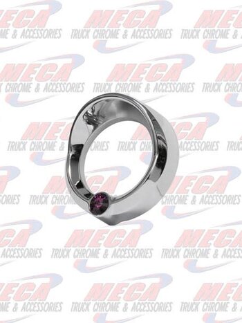 SMALL GAUGE BEZEL PB 06+ PURPLE W/ VISOR