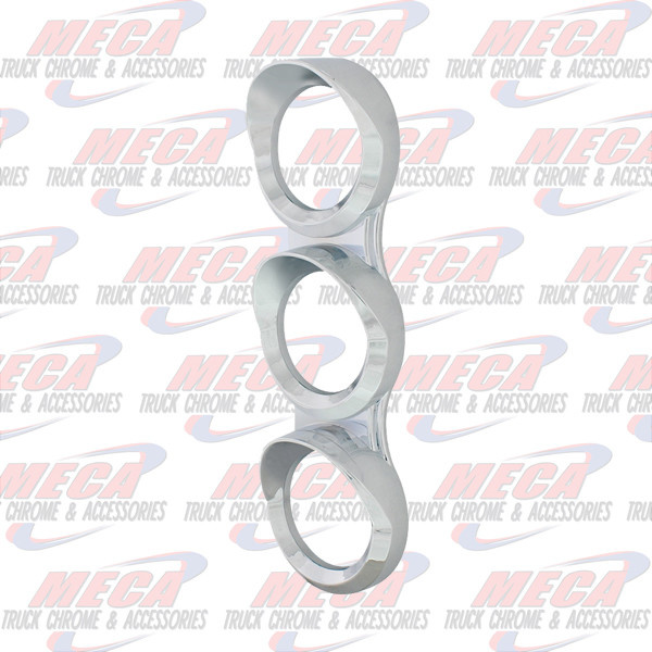 SMALL GAUGE COVER TRIPLE W/ VISO FL CASCADIA 2008-2017