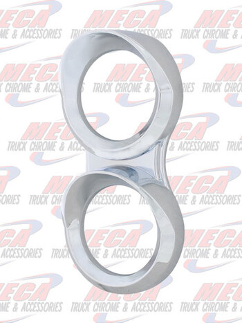 SMALL GAUGE COVER DUAL W/ VISOR FL CASCADIA 2008-2017