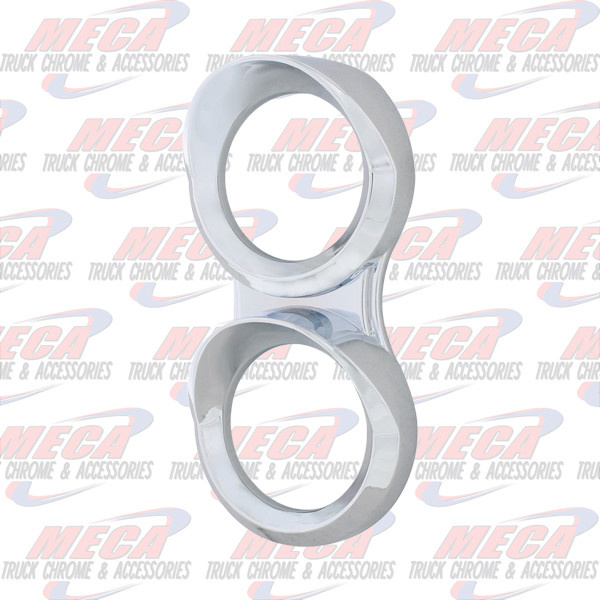 SMALL GAUGE COVER DUAL W/ VISOR FL CASCADIA 2008-2017