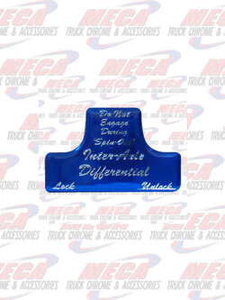 SWITCH GUARD STICKER FL BLUE AXLE DIFFERENTIAL