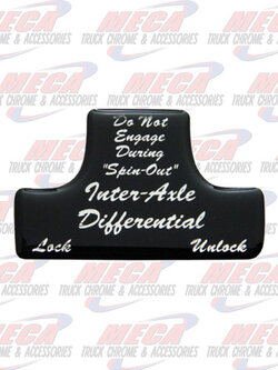 SWITCH GUARD STICKER FL BLACK AXLE/DIFFERENTIAL
