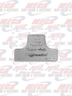SWITCH GUARD STICKER FL CLEAR AXLE/DIFFERENTIAL