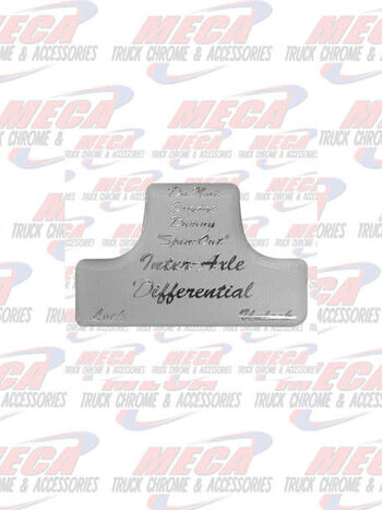 SWITCH GUARD STICKER FL CLEAR AXLE/DIFFERENTIAL