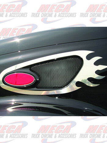 AIR INTAKE TRIM W/ FLAMES PB 387