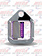 DOOR HANDLE COVER UNIVERSAL W/ PURPLE LEDS