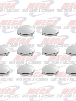 UPHOLSTERY BUTTON COVER FL CHROME