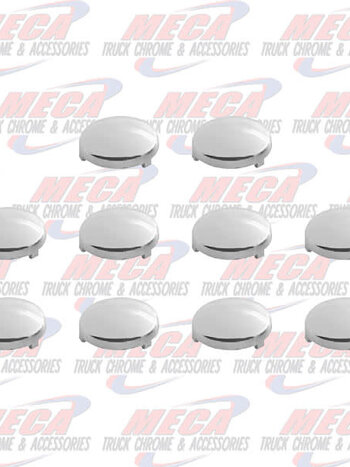 UPHOLSTERY BUTTON COVER FL CHROME
