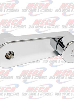 WINDOW CRANK HANDLE FL PLASTIC CHROME PLAIN