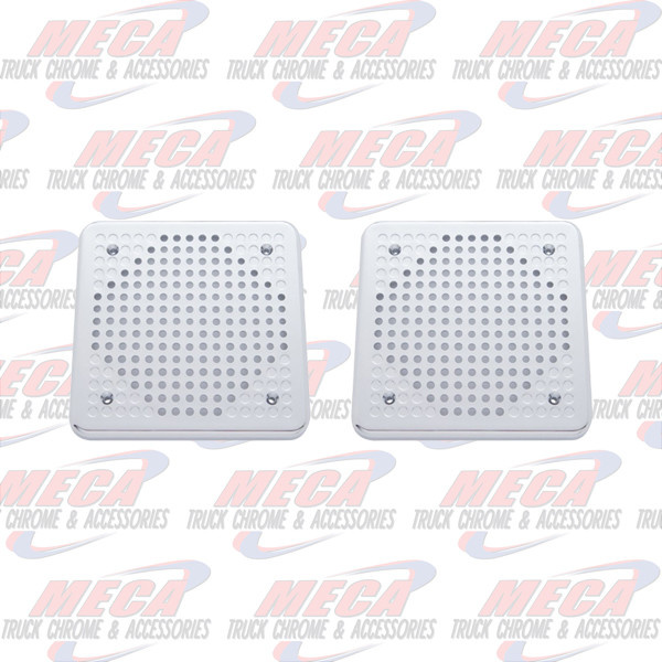 SPEAKER COVER CHROME KW SLEEPER 5-5/8" SQUARE