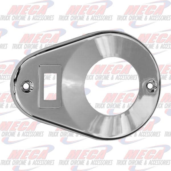 MAP LIGHT CHROME COVER KW