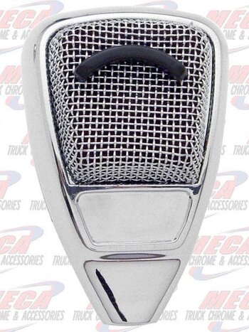 CB MIC COVER CHROME PLASTIC (ASTATIC 636)
