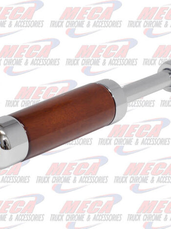 CHROME/WOOD TRAILER BRAKE HANDLE 5' RED