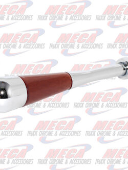 CHROME/WOOD TILT HANDLE FL AMBER