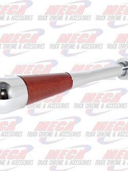 CHROME/WOOD TILT HANDLE FL RED