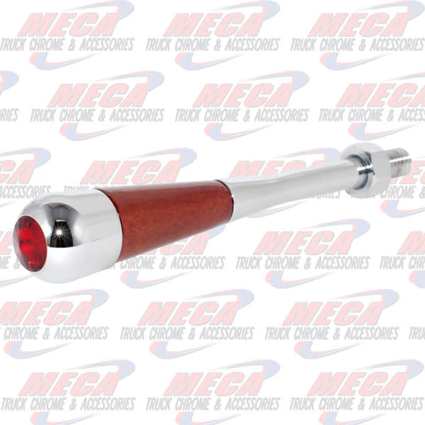 CHROME/WOOD TILT HANDLE FL RED