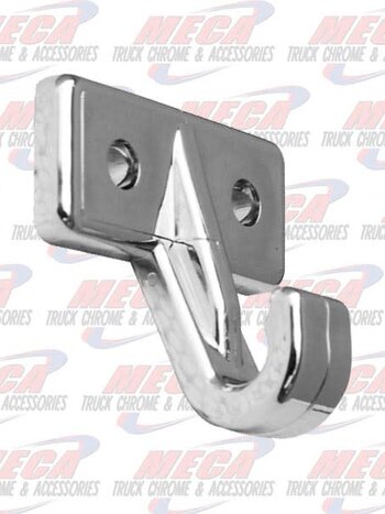SUNVISOR (INSIDE) HOOKS CHROME KW