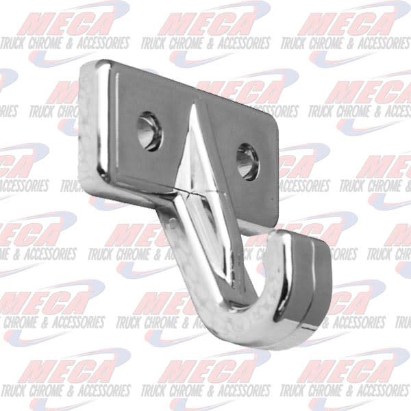 SUNVISOR (INSIDE) HOOKS CHROME KW