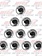 SNAP CAPS SMALL 6-8 SCREWS CHROME 10/PACK